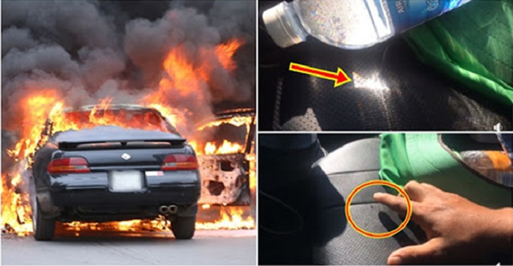 Người có xe hơi cần biết: Để chai nước trong ô tô có thể gây cháy nổ - Dám  Khởi Nghiệp